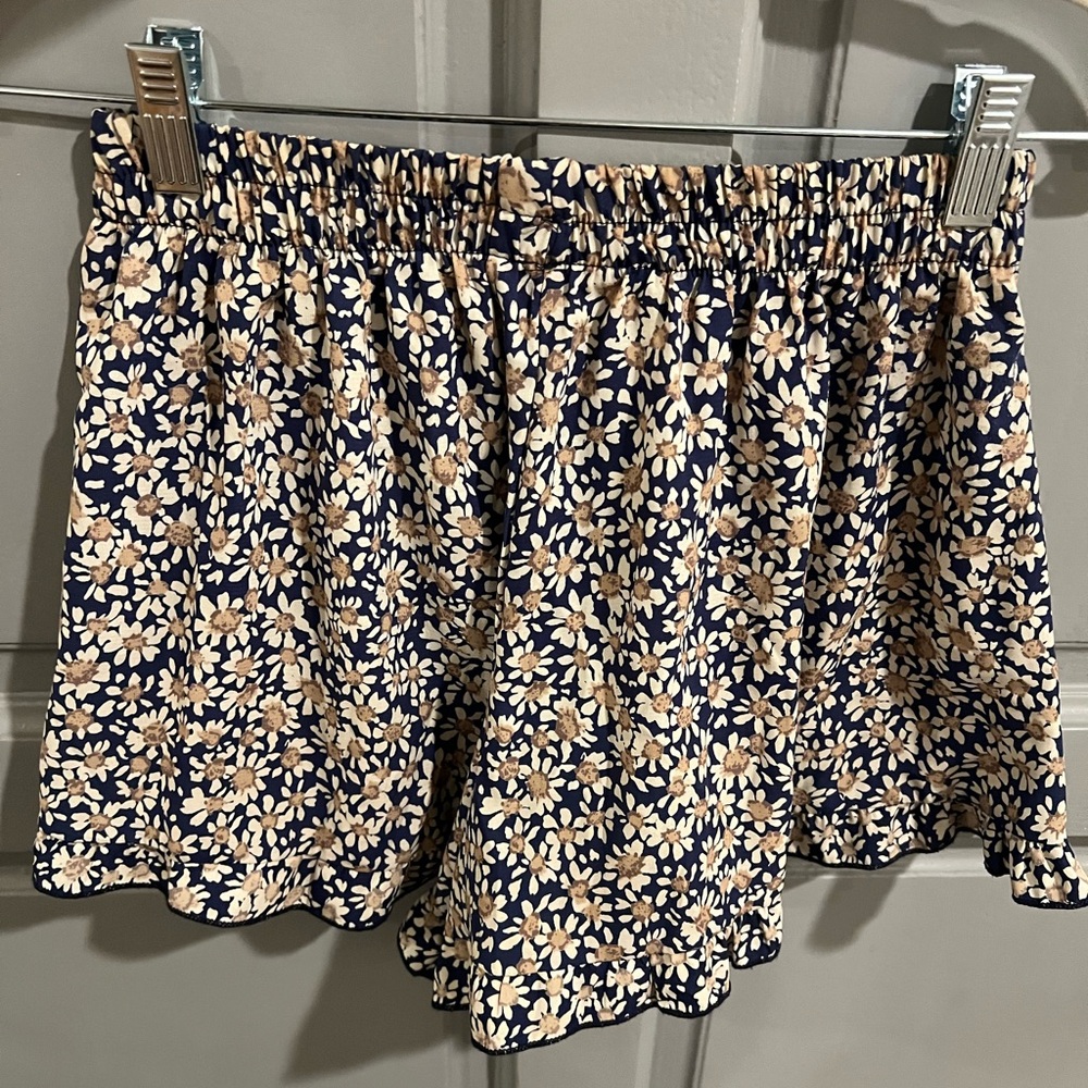 Final Touch Boho Floral Shorts Flowy Flowers sz Small